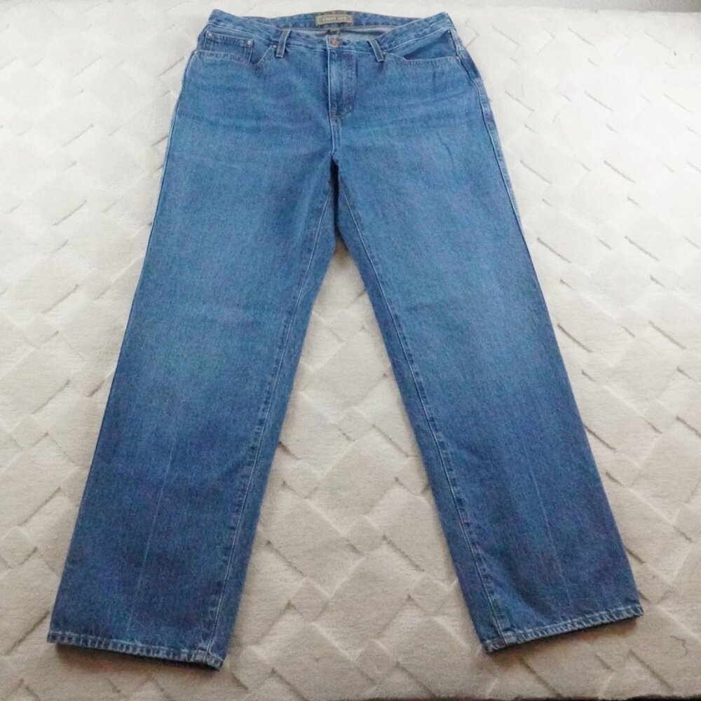 Point Sur J.Crew Nipped Straight Jean in Rodeo wash Womens 32